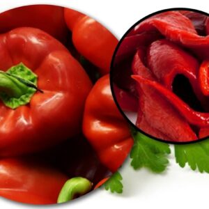 Pimientos Rojos Asados en Tiras